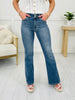 Judy Blue Flare For It Tinted Flare Jeans