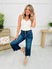 Judy Blue On The Fly Cropped Wide Leg Jeans