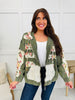 Sweet Petal Pullover in Olive Floral Multi