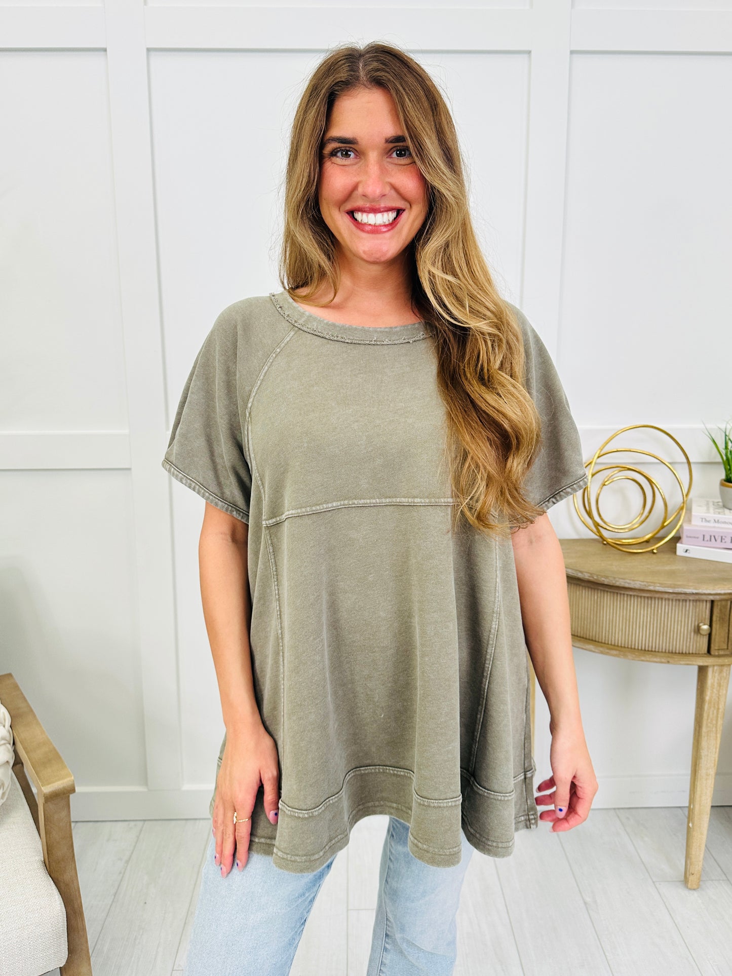 Casual Company Top In Multiple Colors