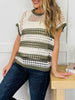Crochet Canvas Top