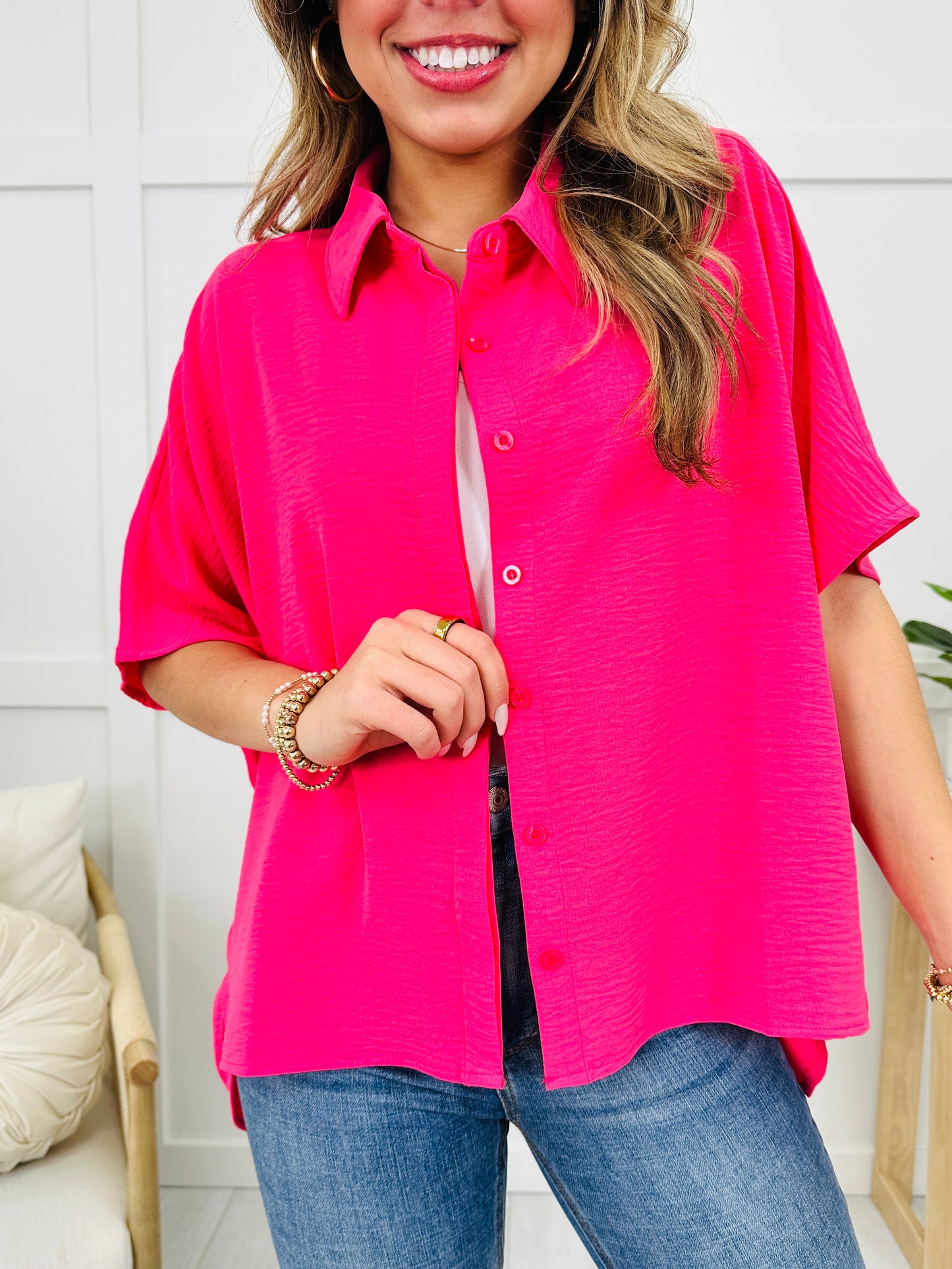 DOORBUSTER! Simplified Style Top- Multiple Colors!