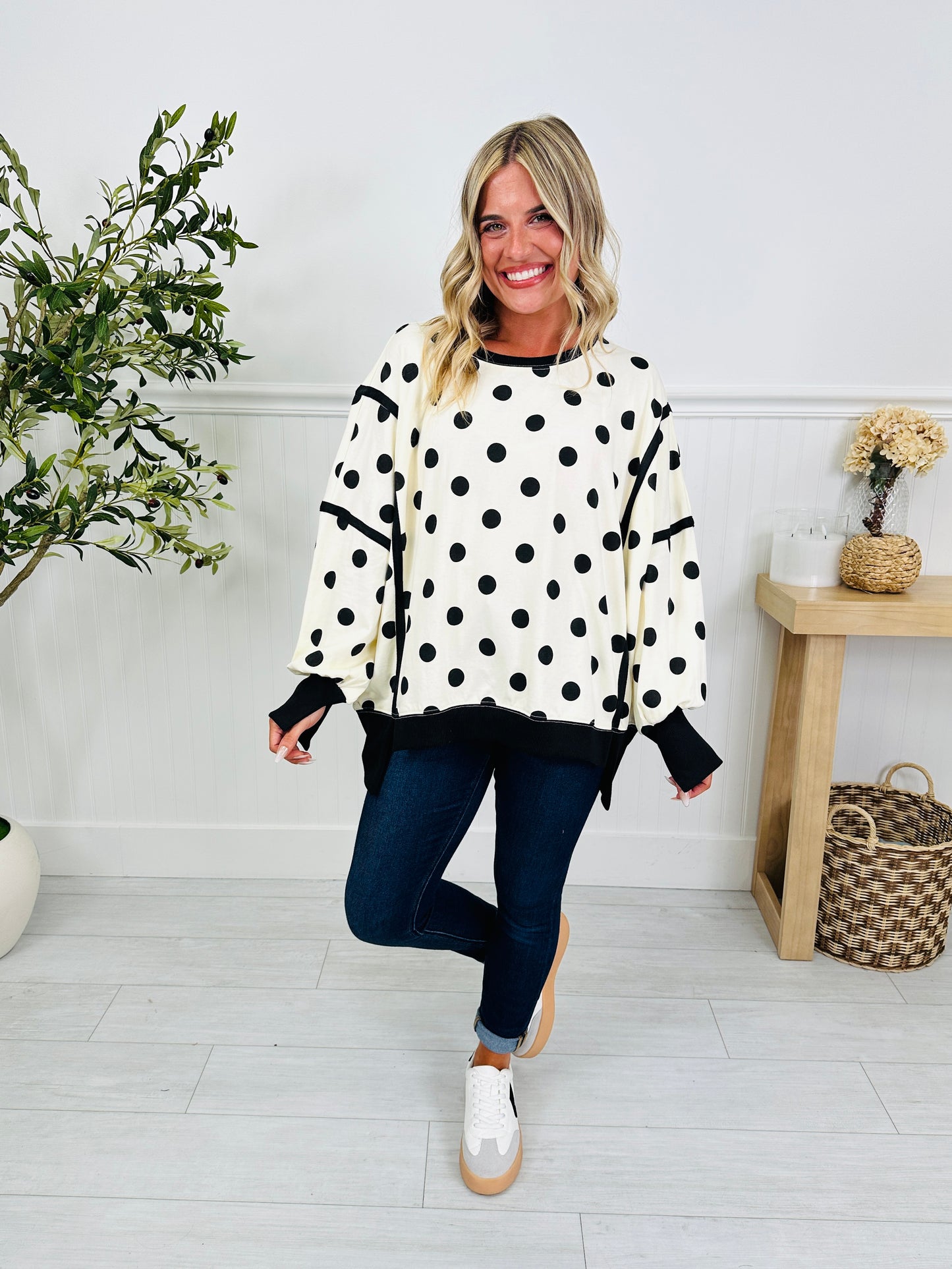 Connect The Dots Top In Multiple Colors