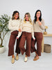 Judy Blue Melt In Your Mouth Chocolate Wide Leg Cropped Jeans