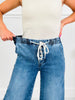 Stretch Your Limits Tummy Control Cropped Wide Leg Jeans