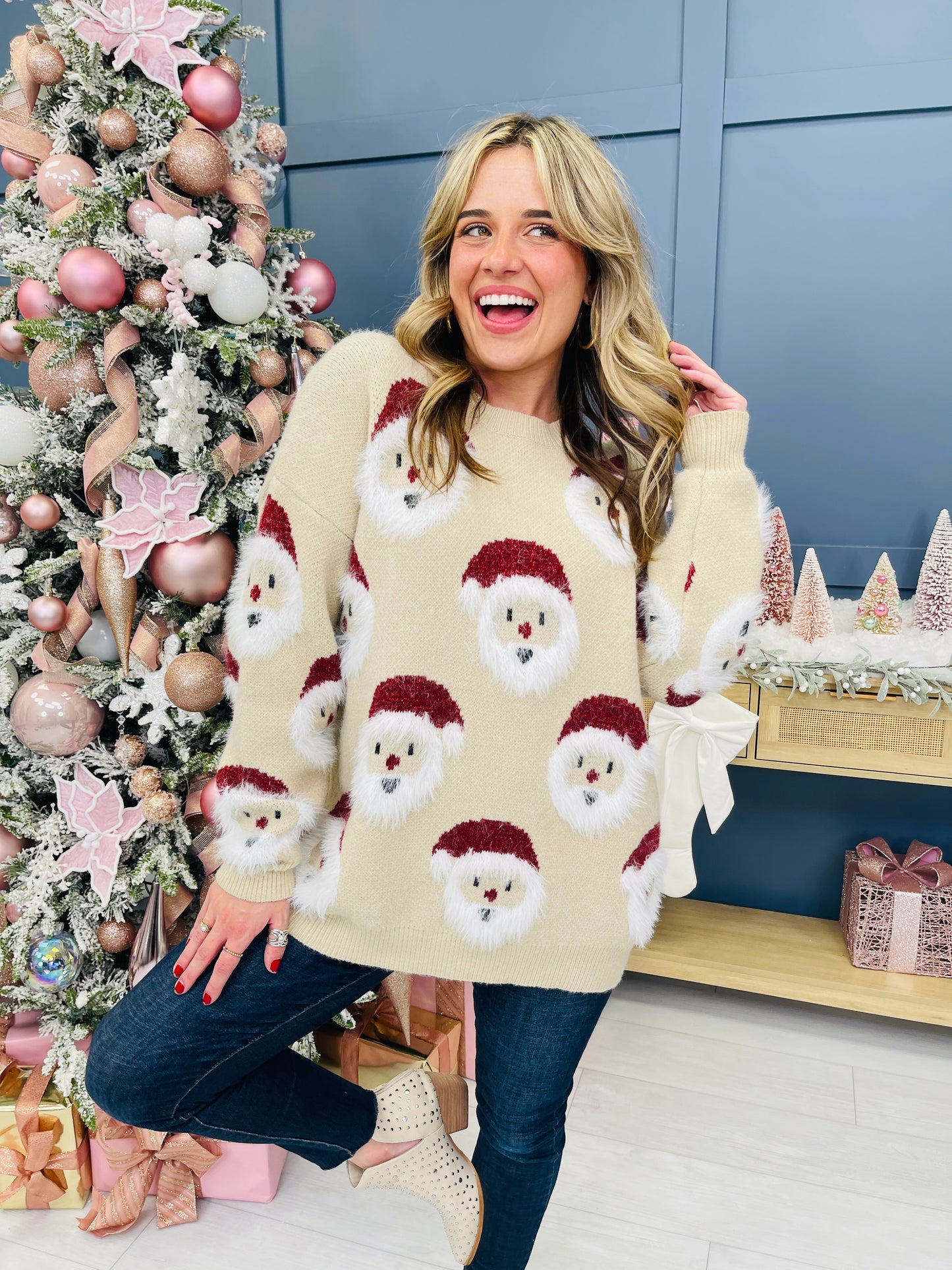 MOCO Exclusive Santa's Sleigh Sweater- Multiple Colors!