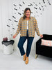 Golden Hour Charm Flannel In Sunrise