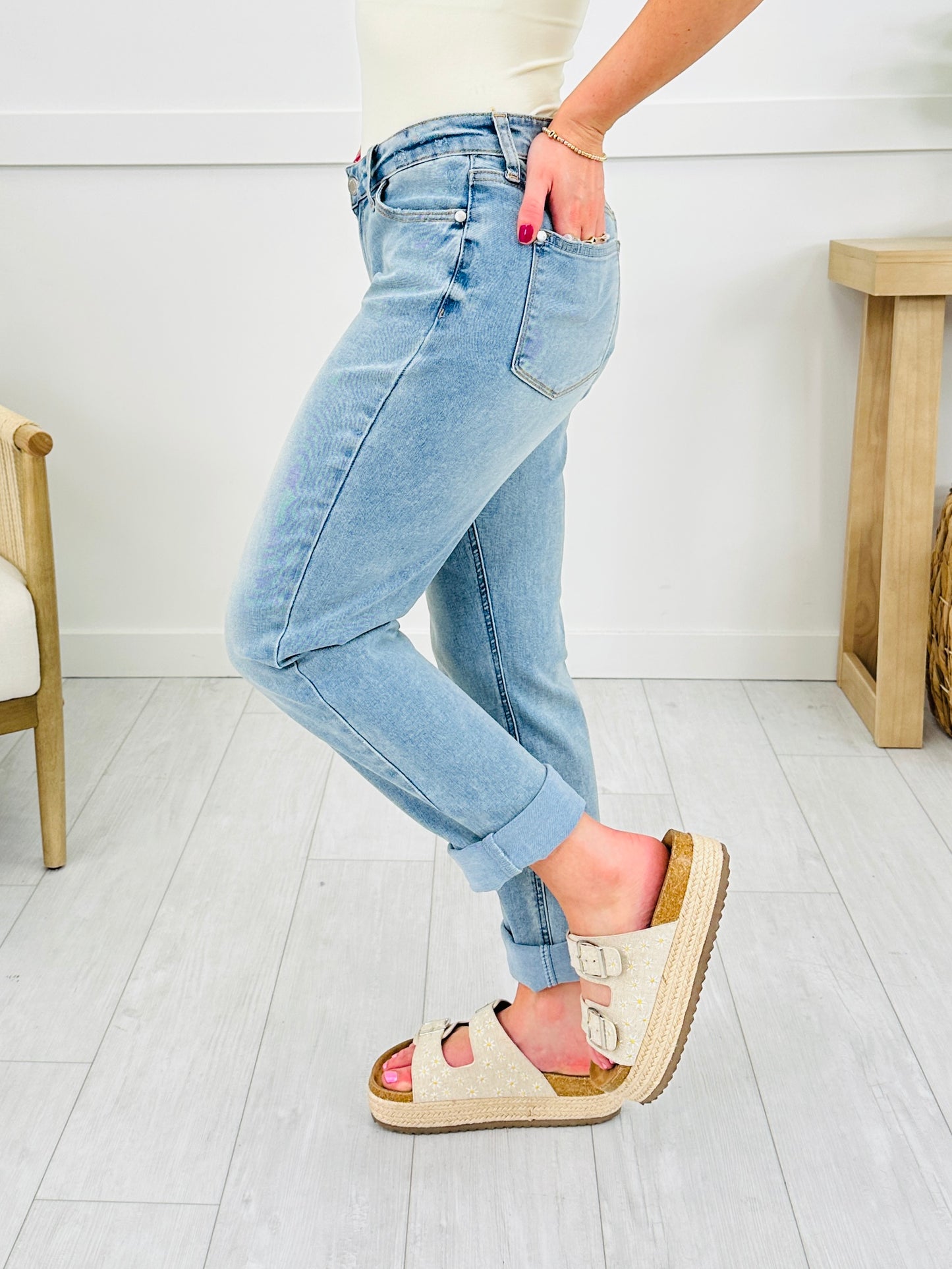 Judy Blue Keep Your Cool Boyfriend Jeans