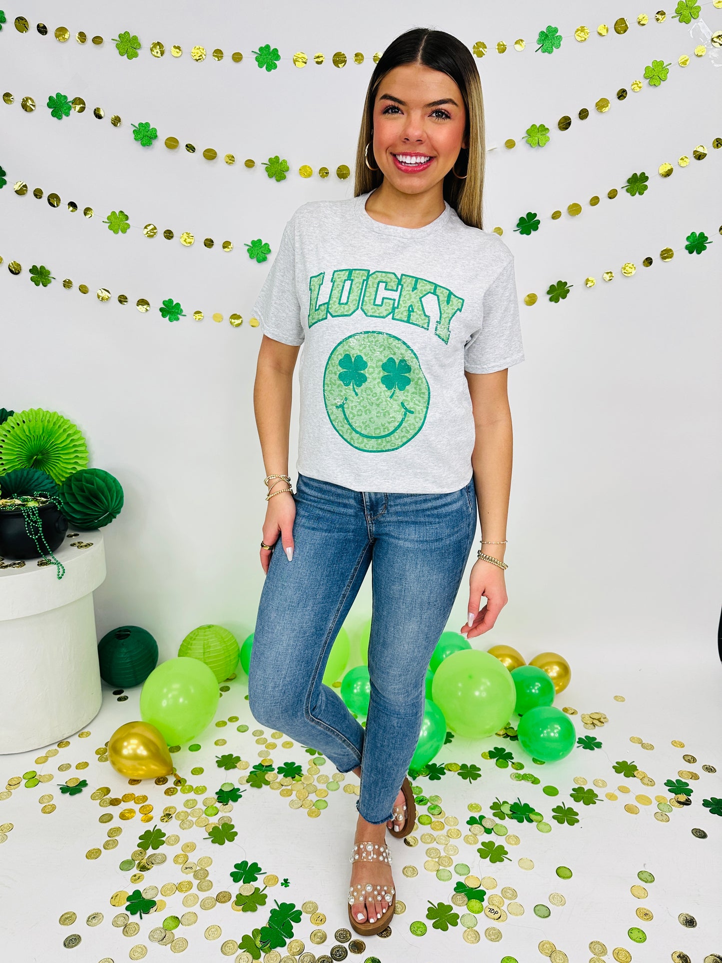 Shamrock Smiles Graphic Tee