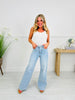Judy Blue Made For Summer Retro Wide Leg Jeans in Regular and Petite