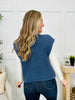 Held By The Thread Cardigan in Midnight Blue