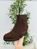 Uptown Lift Boots in Brown
