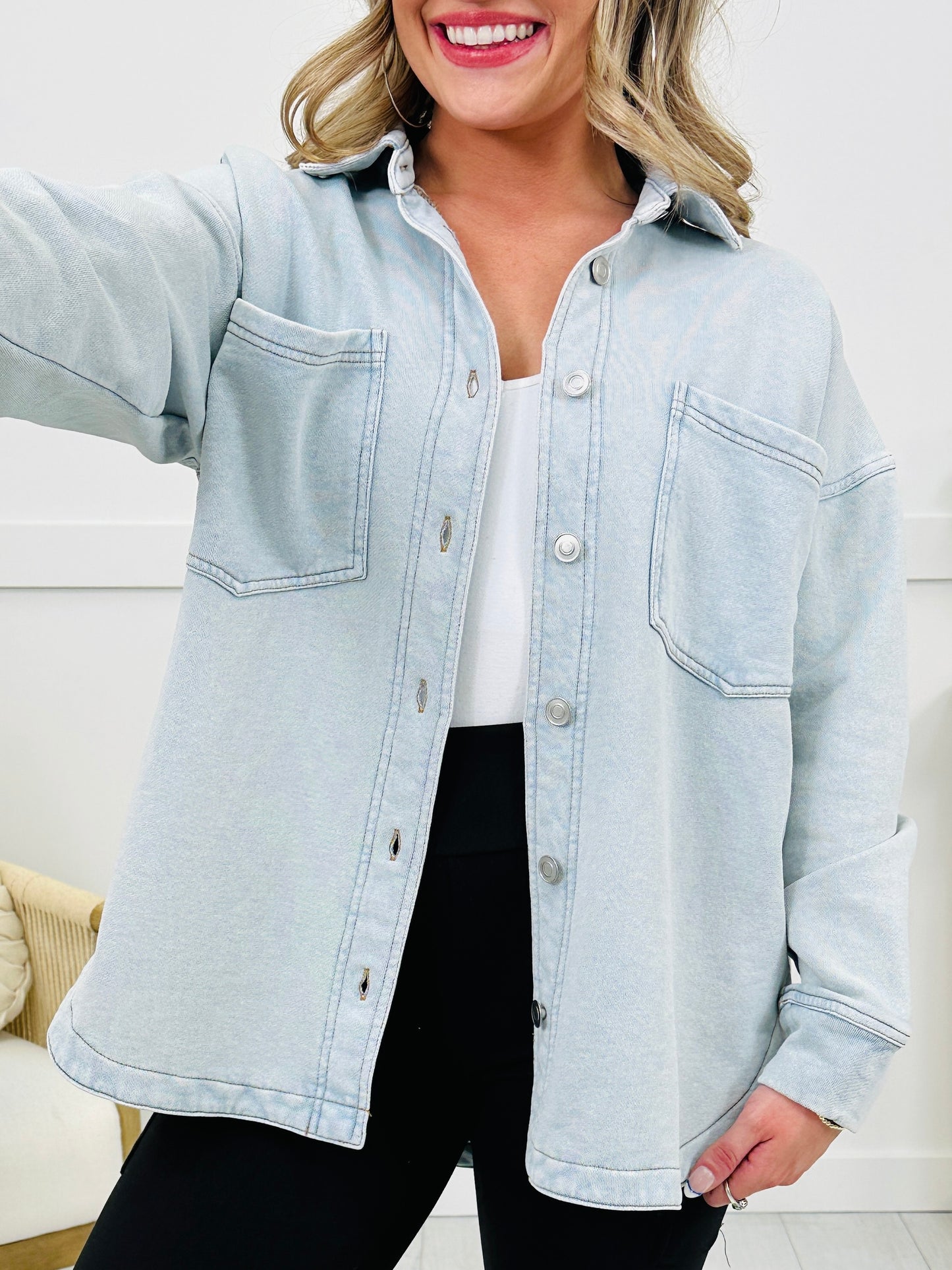 MOCO Exclusive Go Everywhere Jacket in Light Denim