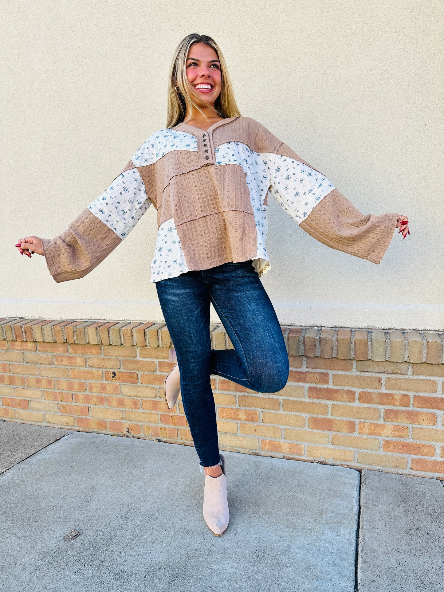 Floral Symphony Sweater