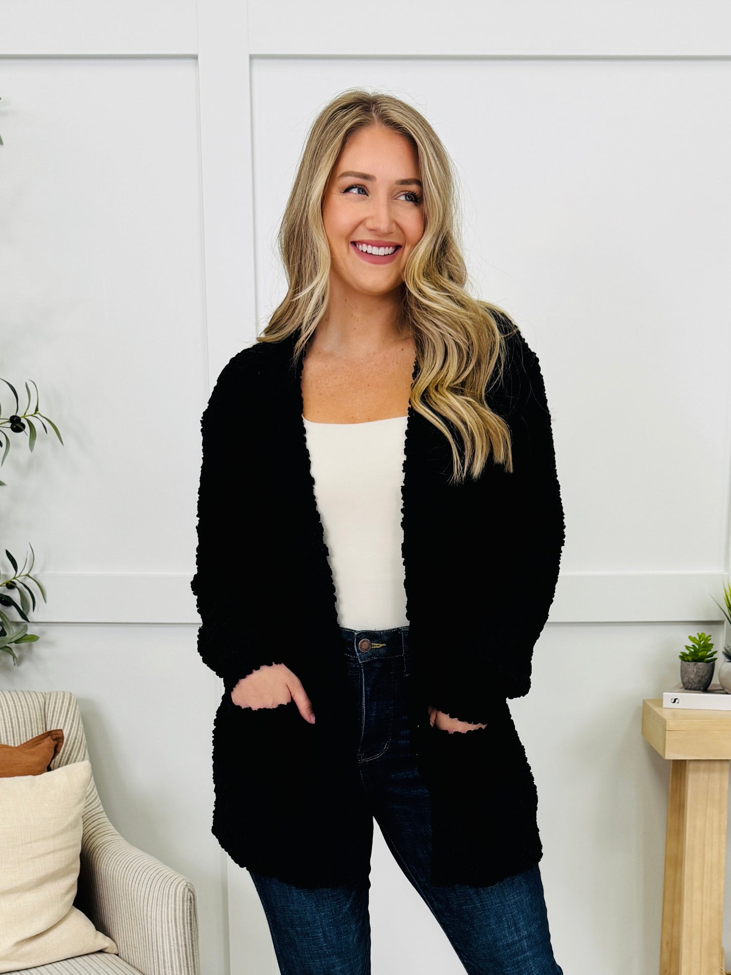 DOORBUSTER! Fleece Feelings Cardigan- Multiple Colors!