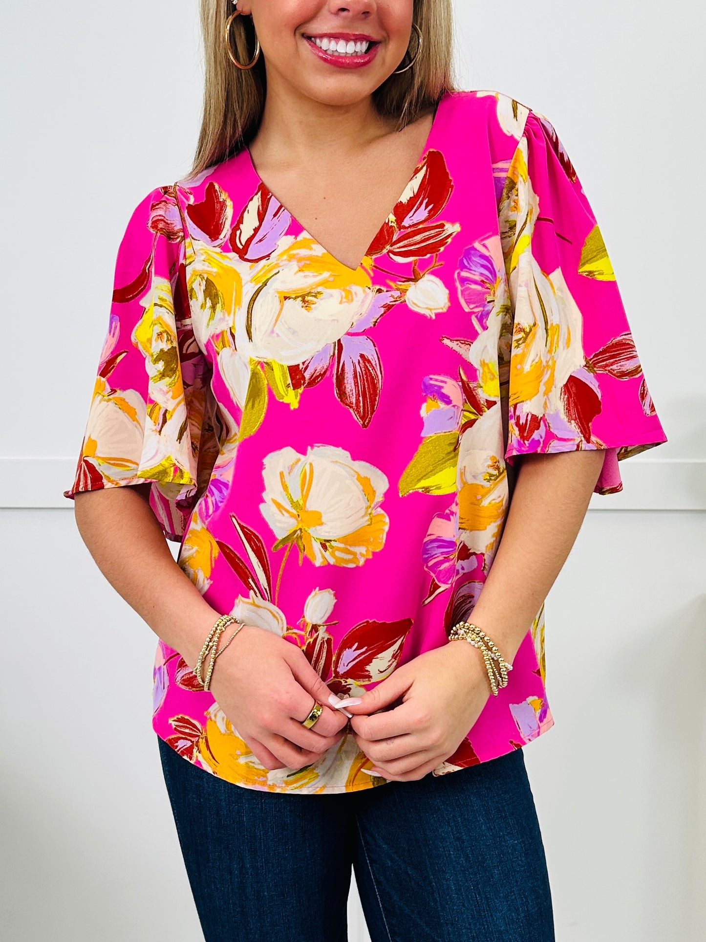 REG/CURVY Blooming and Beautiful Top