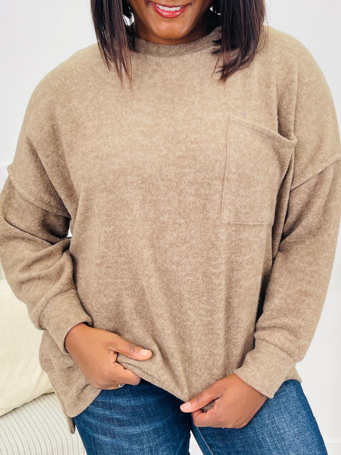 Wearing The Moment Sweater- Multiple Colors!