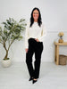 Judy Blue Black In Business Tummy Control Straight Jeans