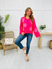 Pick Me Daisy Sweater In Hot Pink