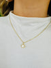 Spellbound Sparkle Clover Pearl Necklace