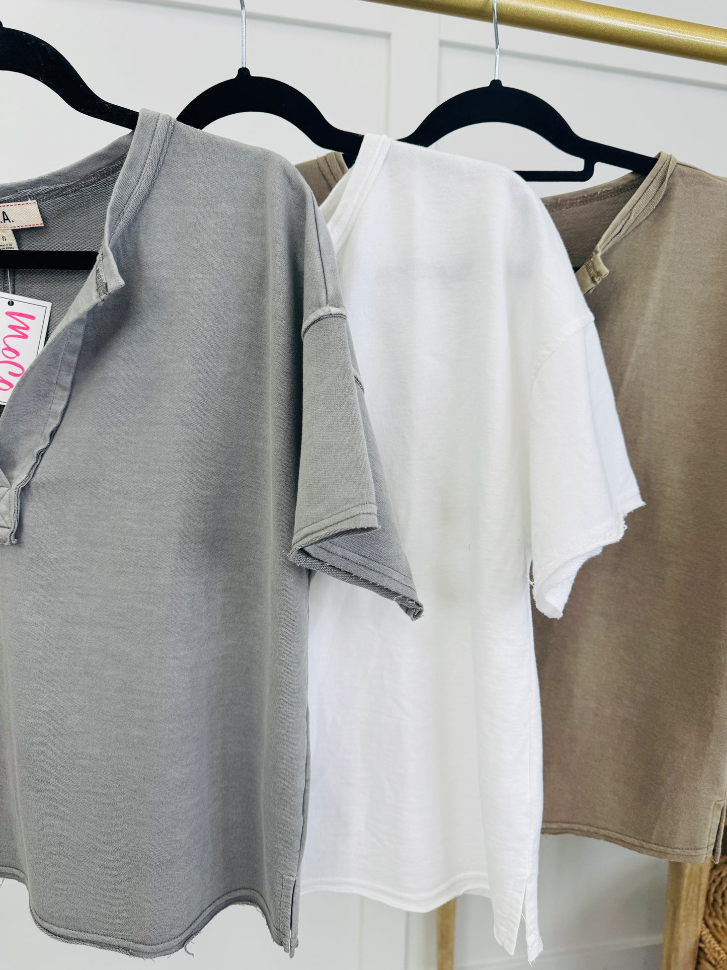 Coffee Run Top In Multiple Colors