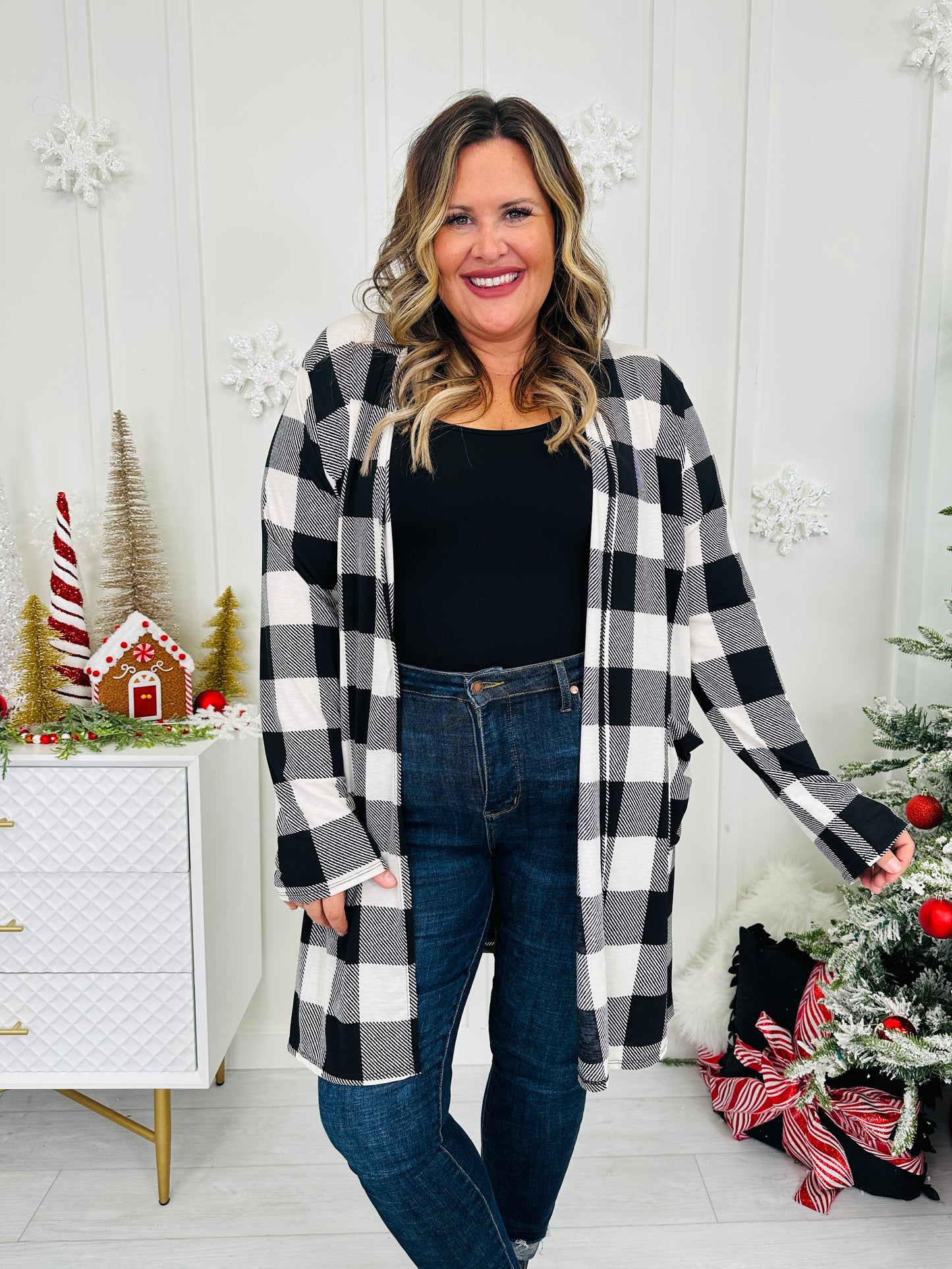 Checking It Twice Cardigan In Multiple Colors