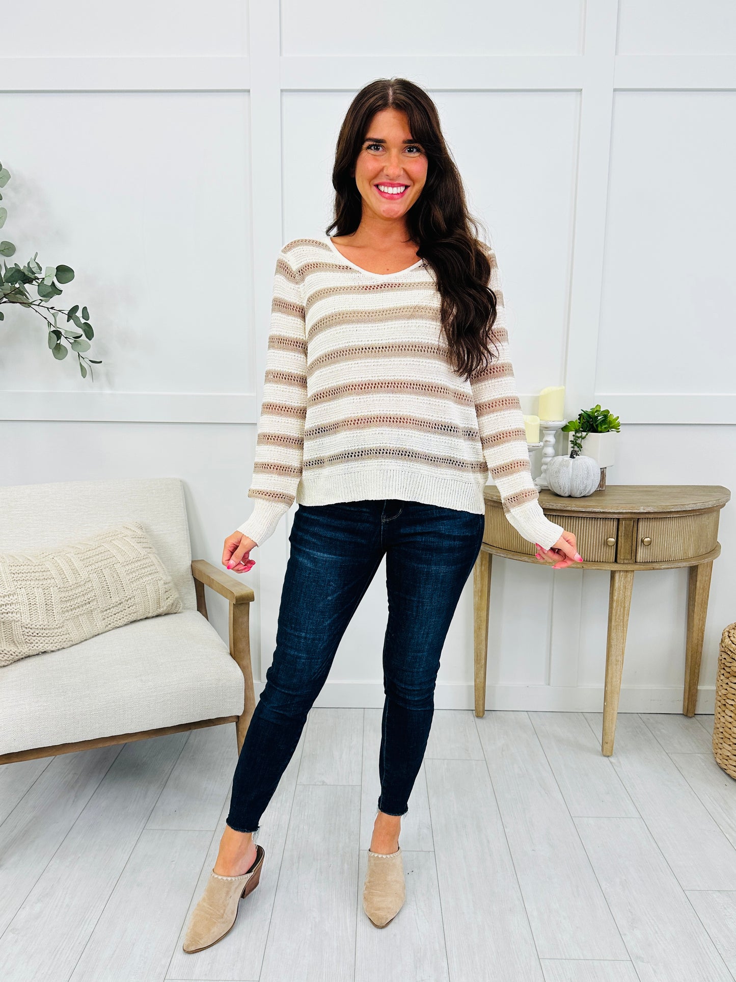 Sand & Cinnamon Sweater In Taupe