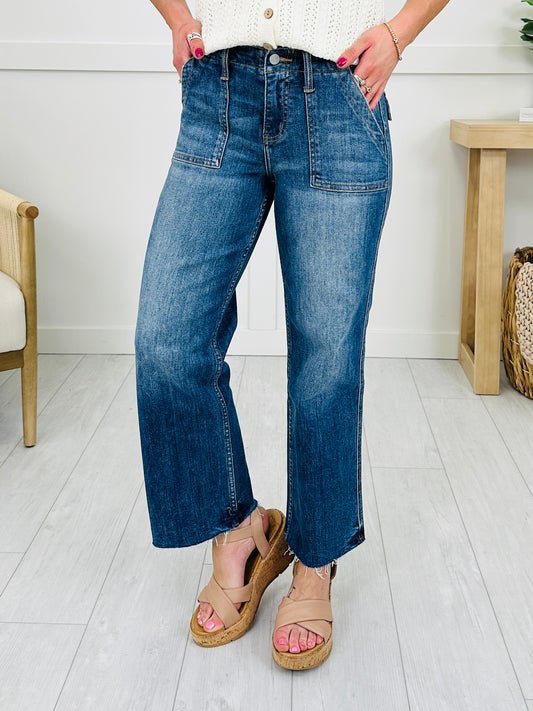 Time After Time Cropped Straight Leg Jeans