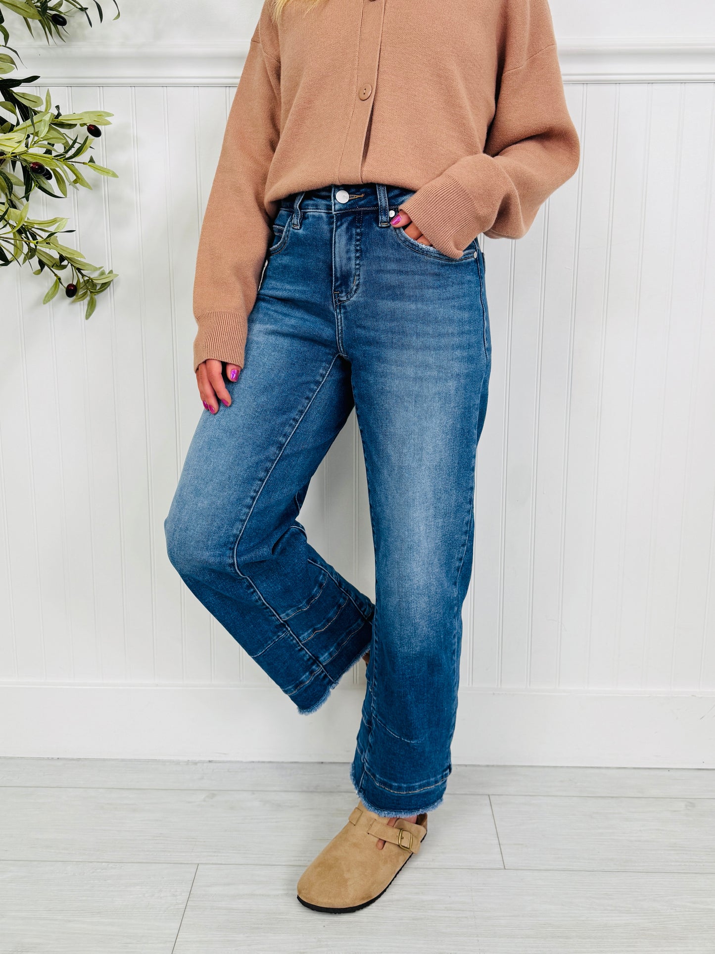 Be Basic Barrel Jeans with Tummy Control
