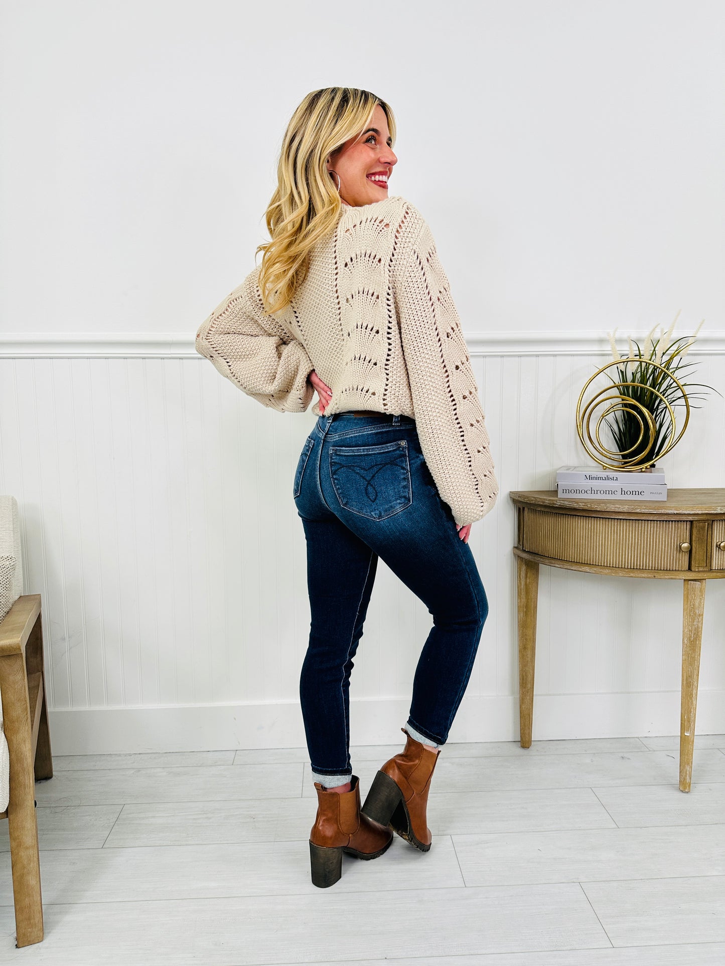 Judy Blue Keep Me Cozy Thermal Skinny Jeans