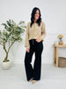 Bold Moves Tummy Control Black Wide Leg Jeans