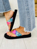 Sunset Sway Flip Flops in Purple Multi