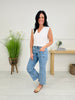 Summer Mood Cropped Wide Leg Jeans