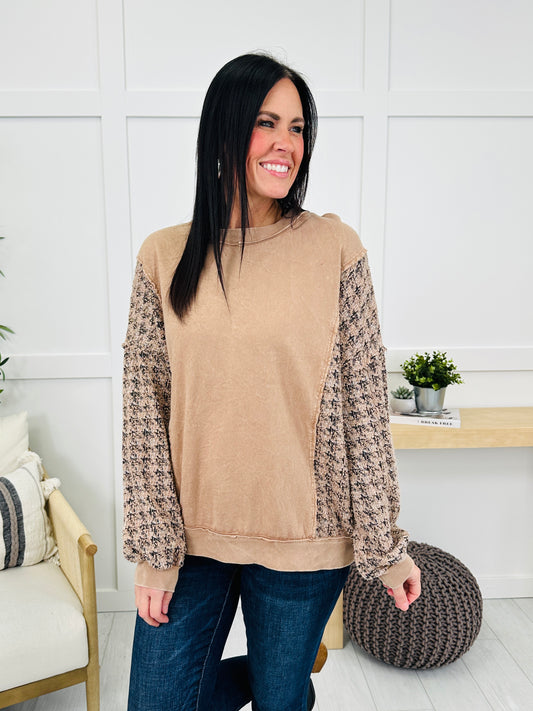 Feels Like Home Sweater in Latte