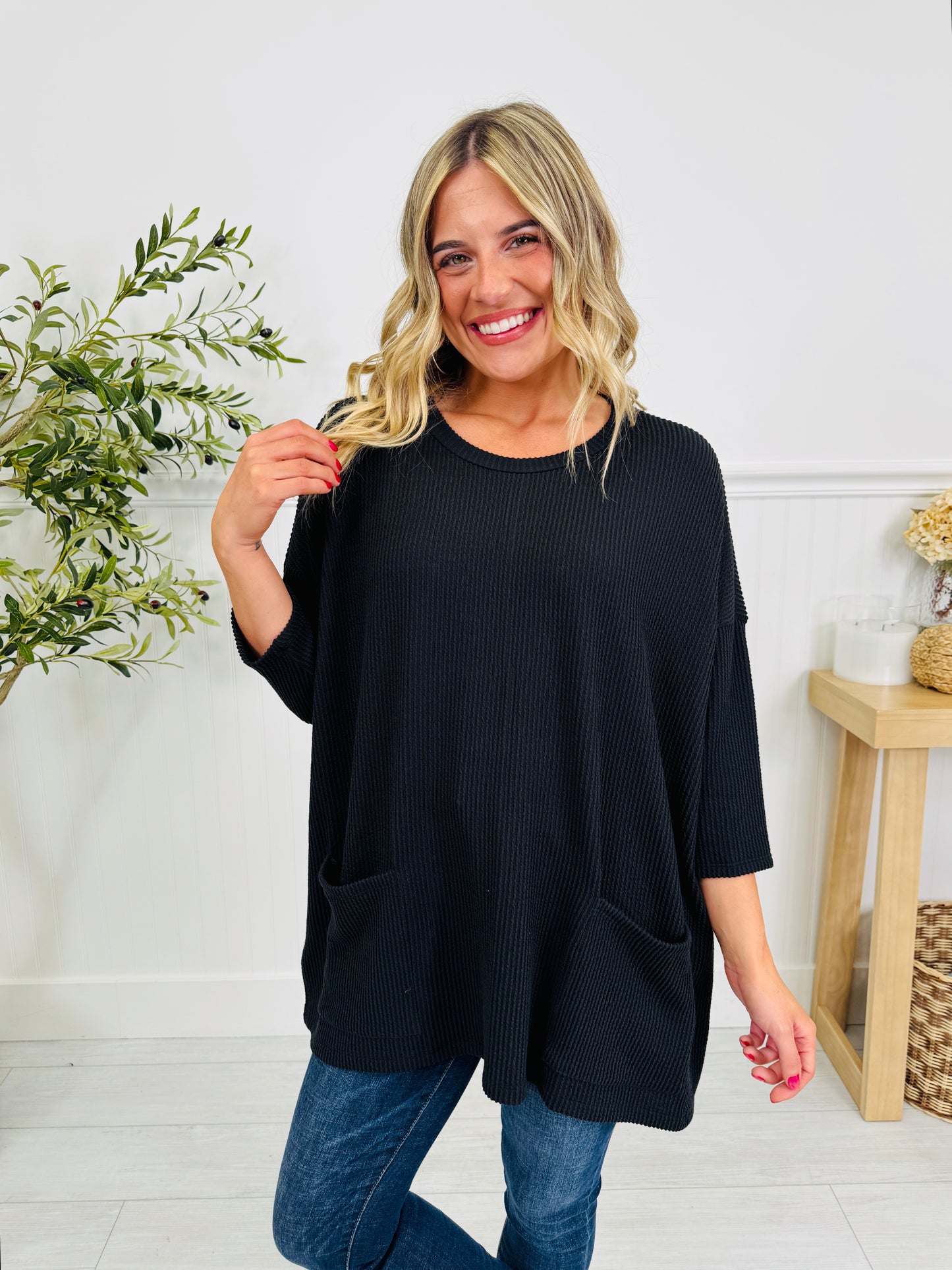 Easy On Repeat Top In Multiple Colors