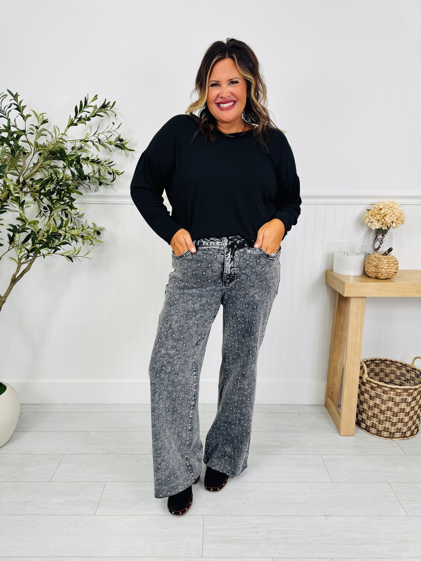 A Little Extra Tummy Control Straight Jeans