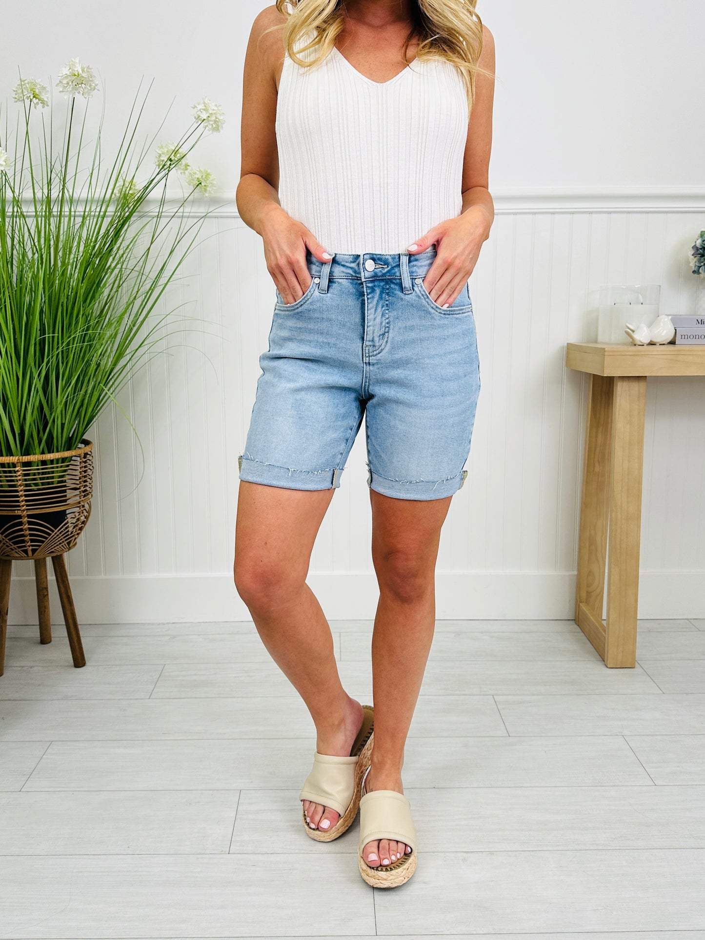 The Perfect Length Mid Thigh Tummy Control Shorts