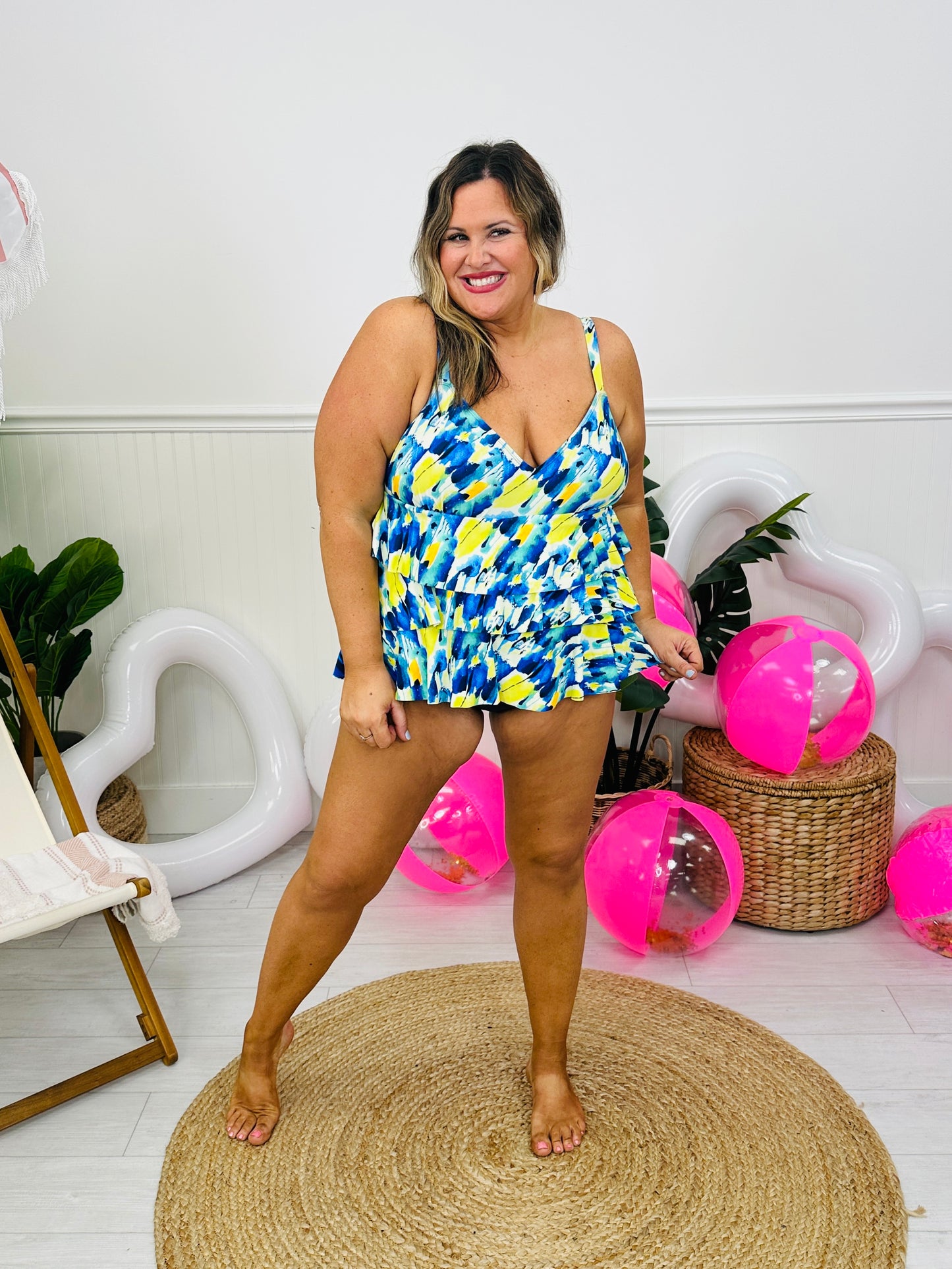 The DaVette One Piece Swimsuit in Summer Fun