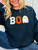 Boo Chenille Patch Crewneck Sweatshirt