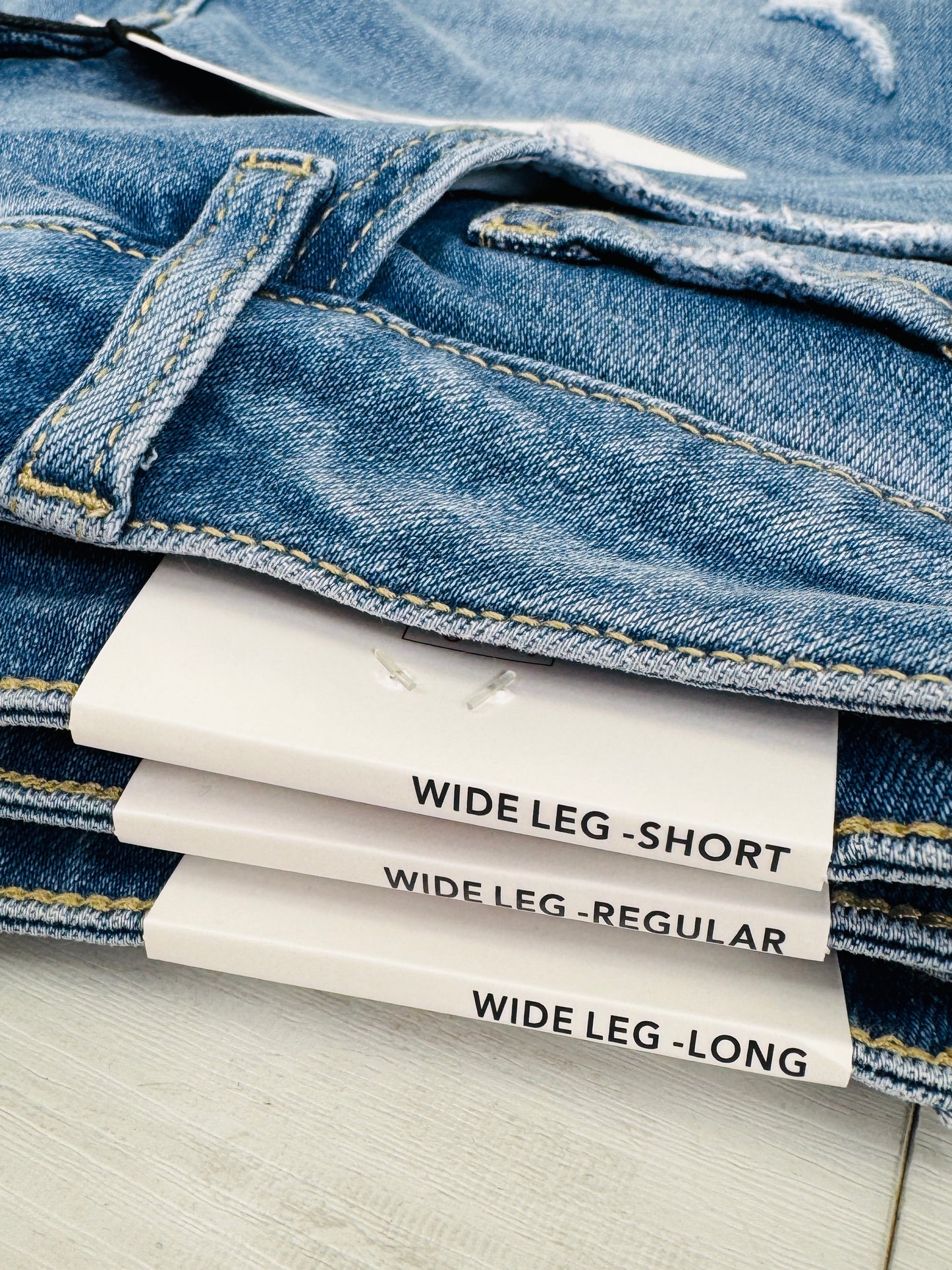 Relaxed & Ready Wide Leg Tummy Control Jeans In Multiple Inseams