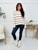 Falling Threads Sweater in Cream