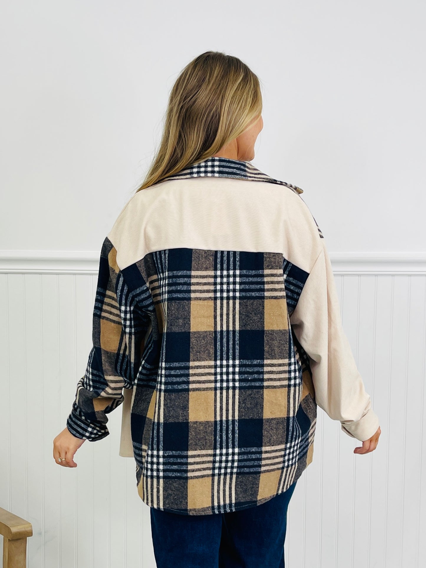 Cozy Checkmate Shacket