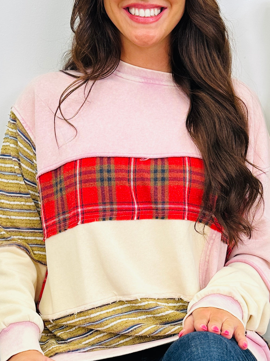Weekend Plaid Top
