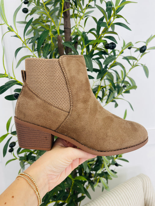 Rebel Root Booties in Taupe