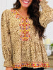 Wildflower Leopard Top