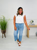 Double the Fun Wide Leg Cropped Tummy Control Jeans