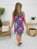 Palms and Plans Dress in St. Thomas Print