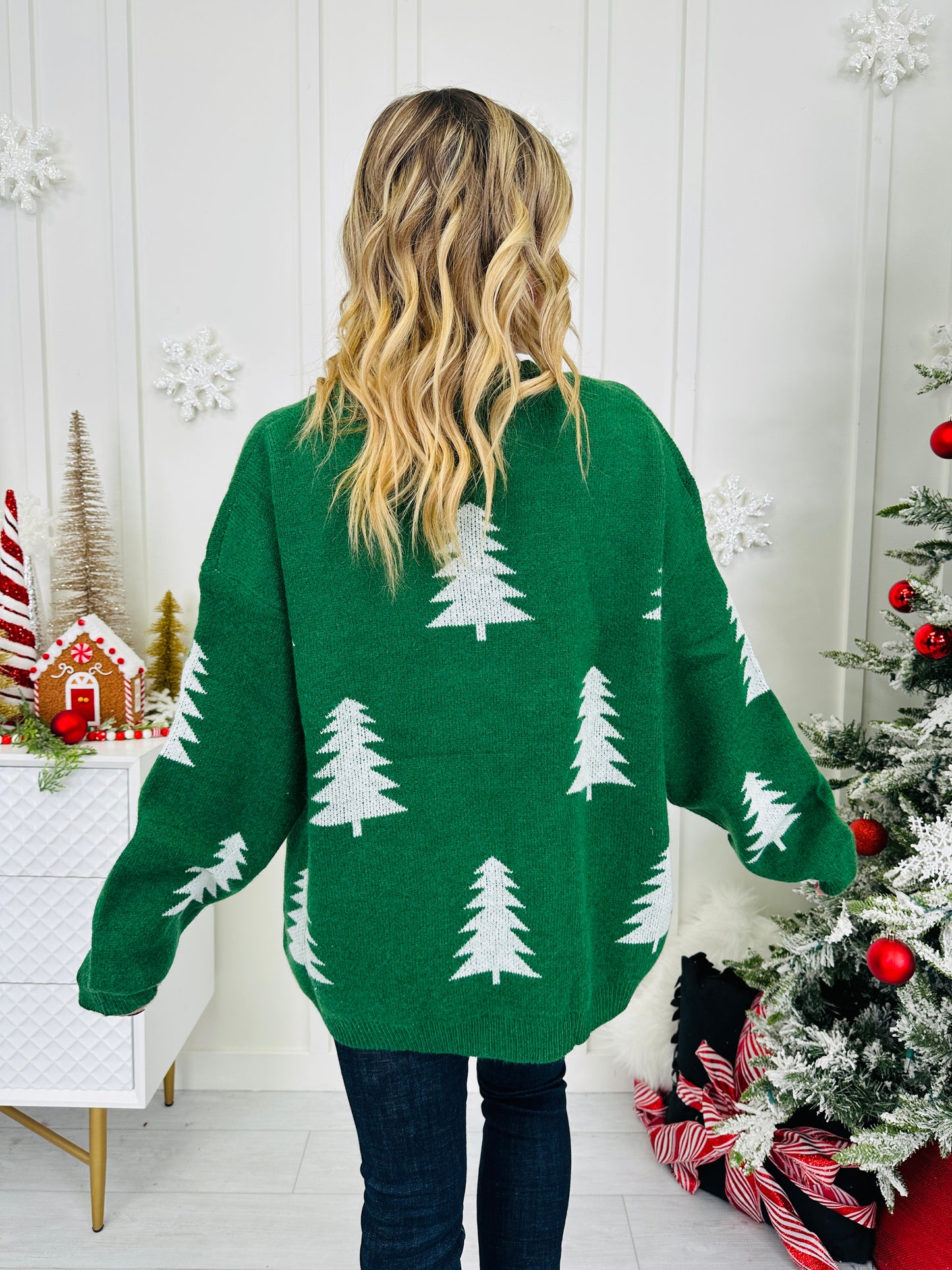 Holly Jolly Tree Cardigan