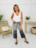Judy Blue Pocketful of Charm Cropped Wide Leg Jeans