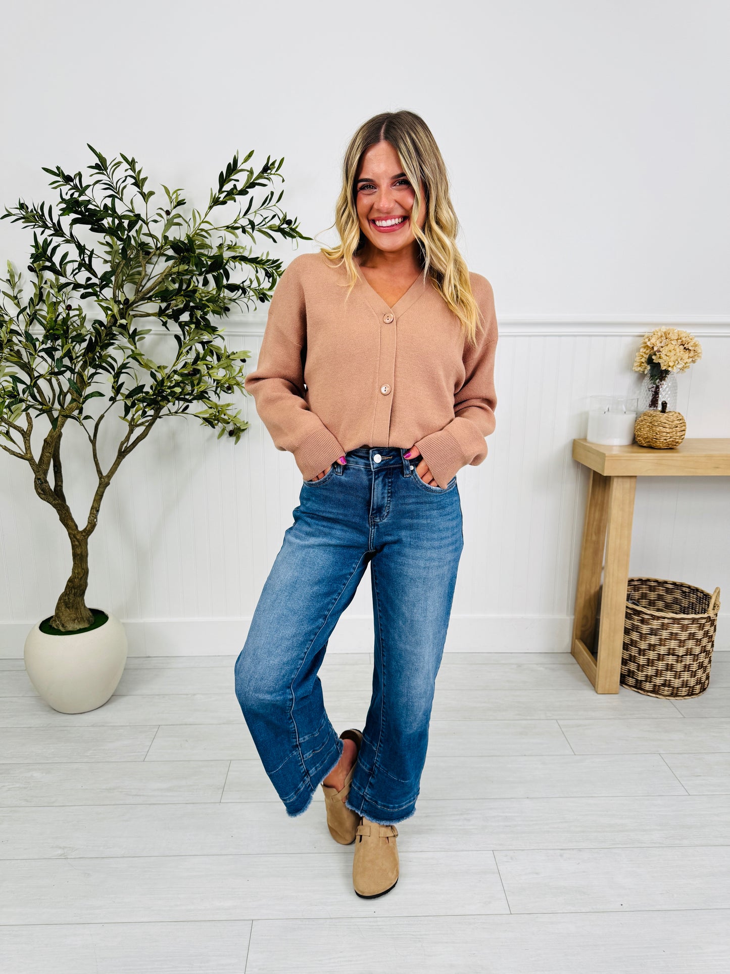 Be Basic Barrel Jeans with Tummy Control